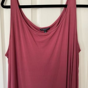 Eileen Fisher XXL Plum colored 100% Silk top